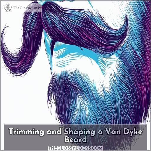 Trimming and Shaping a Van Dyke Beard