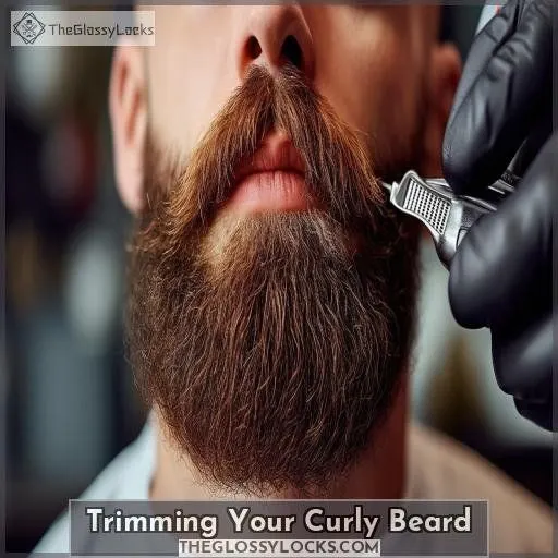Trimming Your Curly Beard