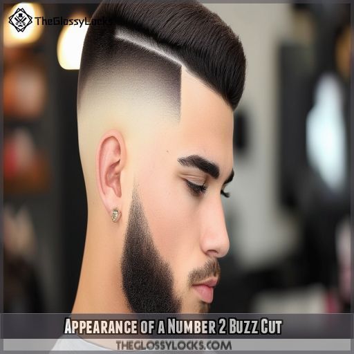 Appearance of a Number 2 Buzz Cut