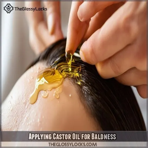 Applying Castor Oil for Baldness