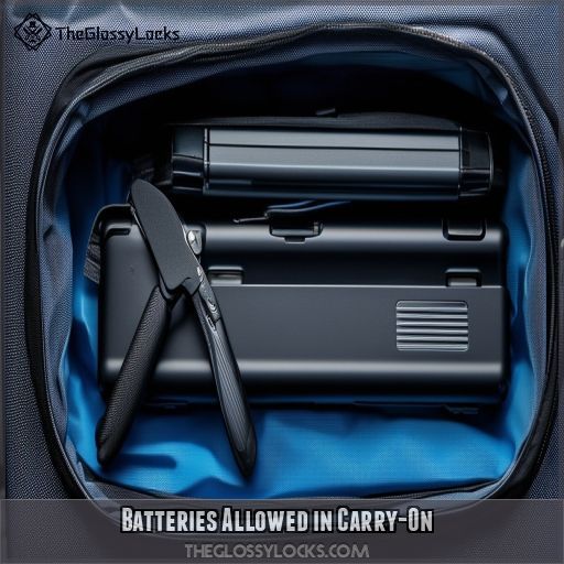 Batteries Allowed in Carry-On