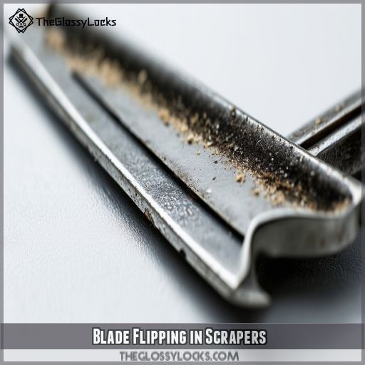 Blade Flipping in Scrapers