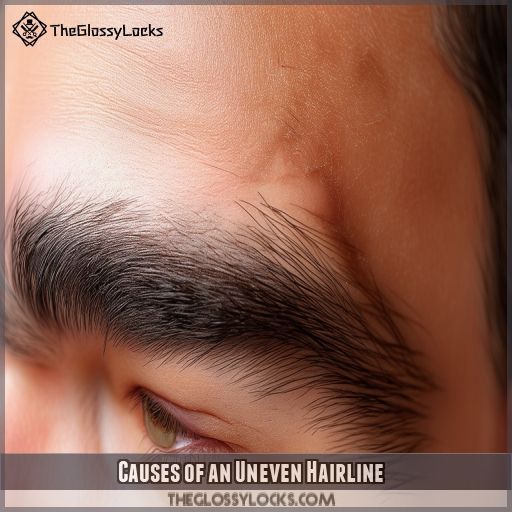 Causes of an Uneven Hairline