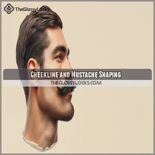 Cheekline and Mustache Shaping