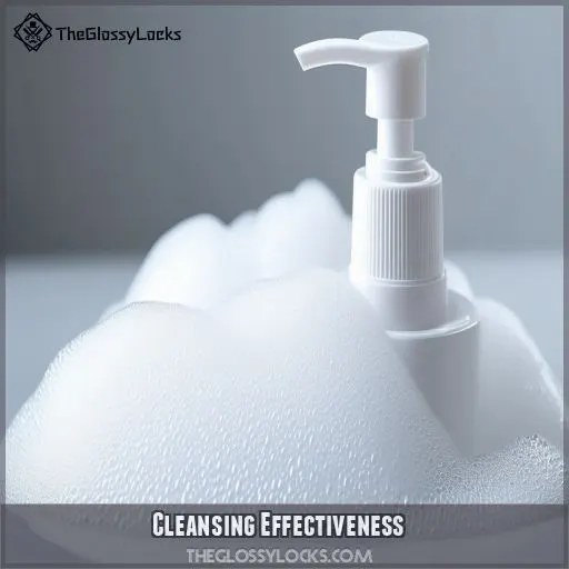 Cleansing Effectiveness