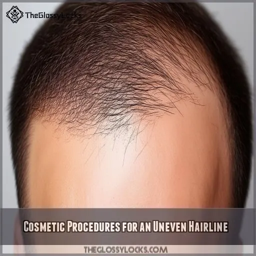 Cosmetic Procedures for an Uneven Hairline