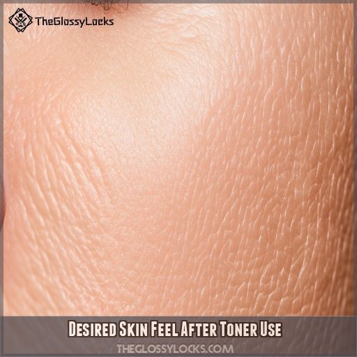 Desired Skin Feel After Toner Use