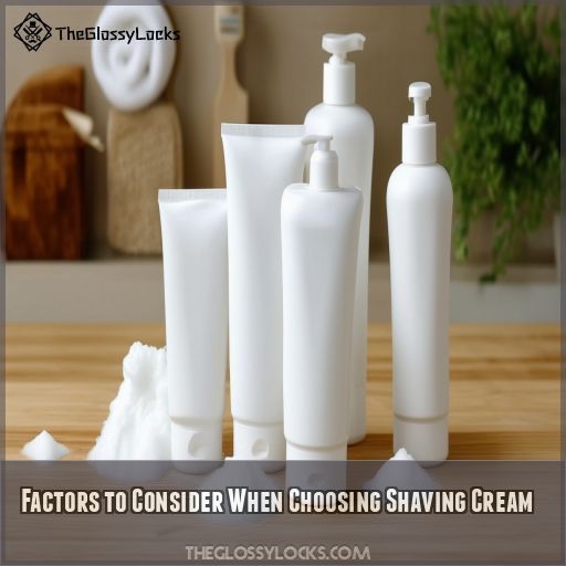 Factors to Consider When Choosing Shaving Cream