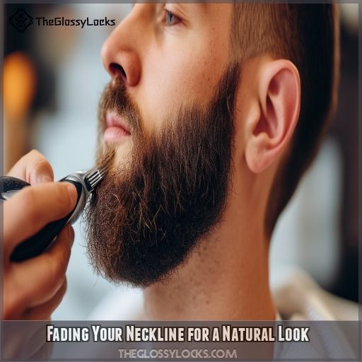 Fading Your Neckline for a Natural Look