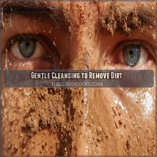 Gentle Cleansing to Remove Dirt