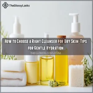 how to choose a right cleanser for dry skin