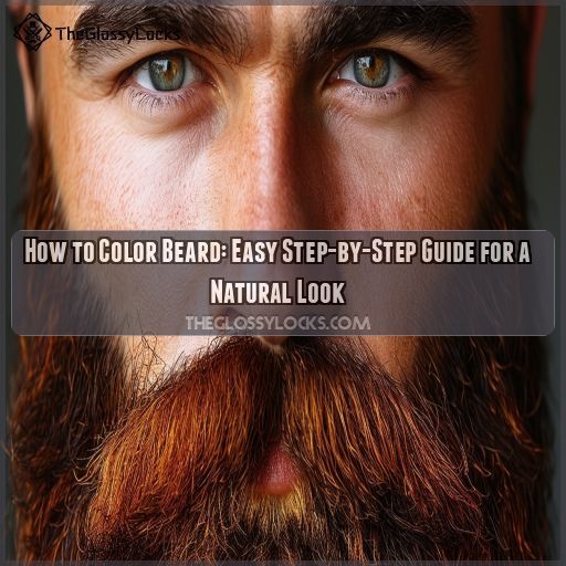 how to color beard
