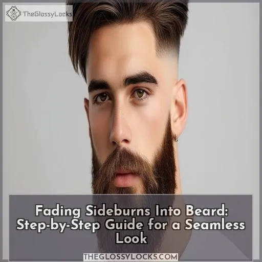 how to fade sideburns into beard