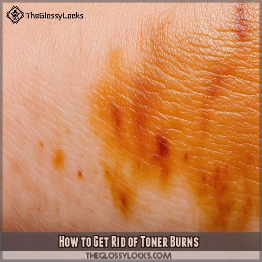 How to Get Rid of Toner Burns