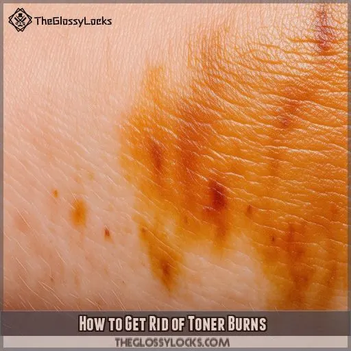 How to Get Rid of Toner Burns