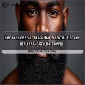 how to grow beard black man