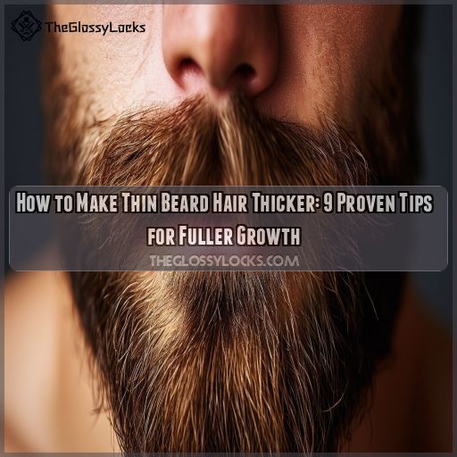 how to make thin beard hair thicker