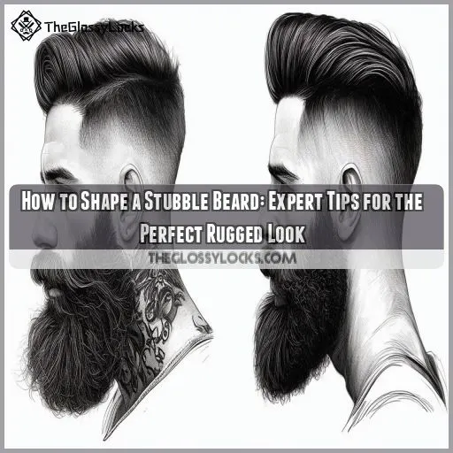 how to shape a stubble beard