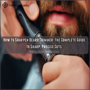 how to sharpen beard trimmer