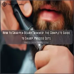 how to sharpen beard trimmer