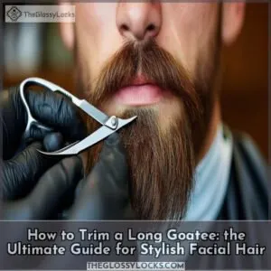 how to trim a long goatee