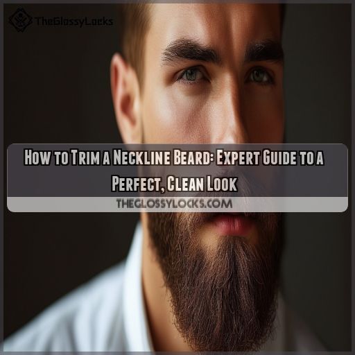 how to trim a neckline beard