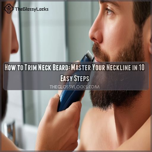 how to trim neck beard