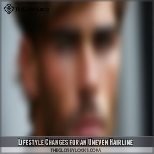 Lifestyle Changes for an Uneven Hairline