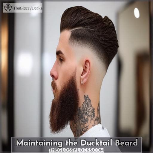 Maintaining the Ducktail Beard
