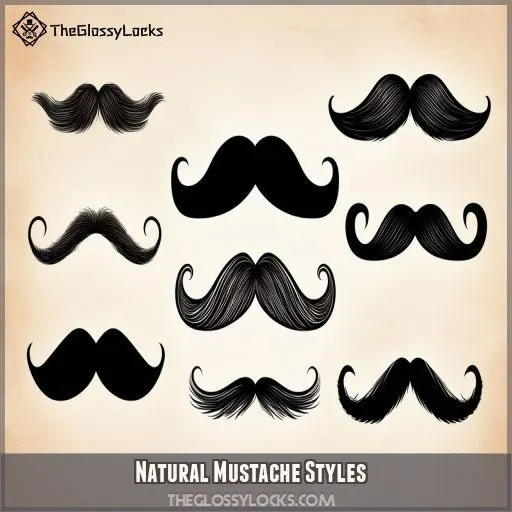 Natural Mustache Styles