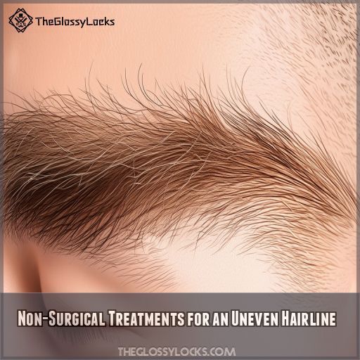 Non-Surgical Treatments for an Uneven Hairline
