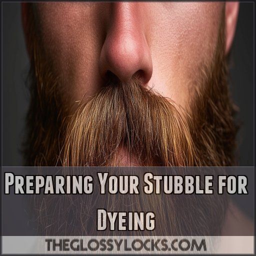 Preparing Your Stubble for Dyeing