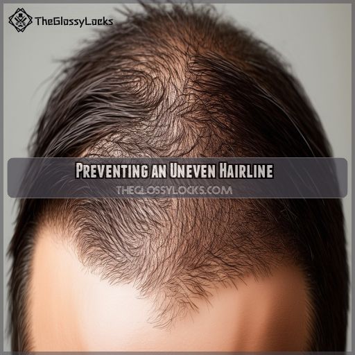 Preventing an Uneven Hairline