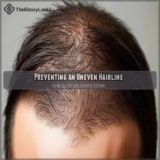 Preventing an Uneven Hairline Preventing an Uneven Hairline