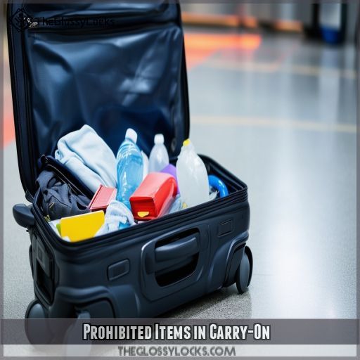 Prohibited Items in Carry-On