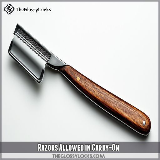 Razors Allowed in Carry-On