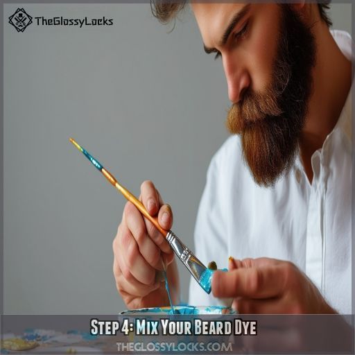 Step 4: Mix Your Beard Dye
