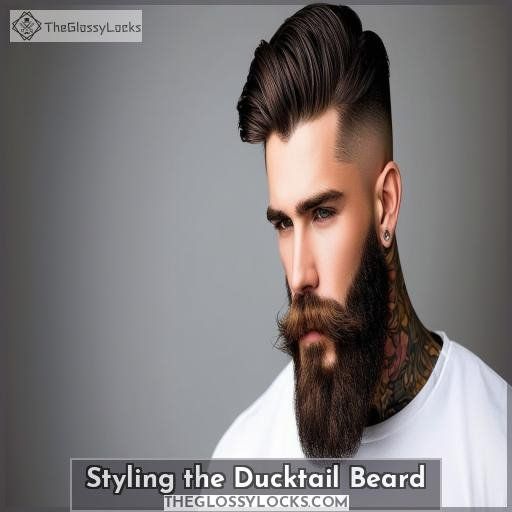 Styling the Ducktail Beard
