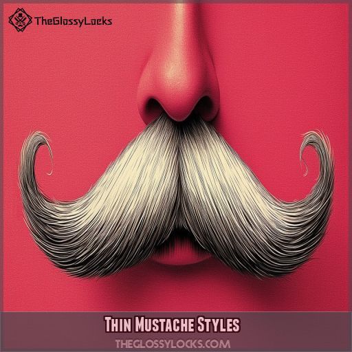 Thin Mustache Styles