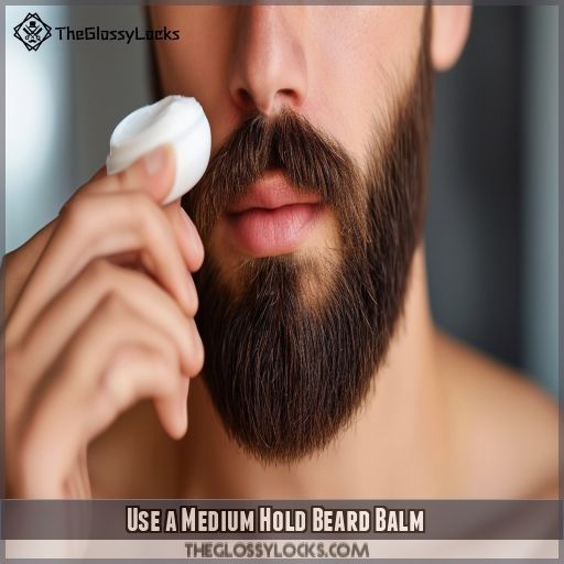 Use a Medium Hold Beard Balm