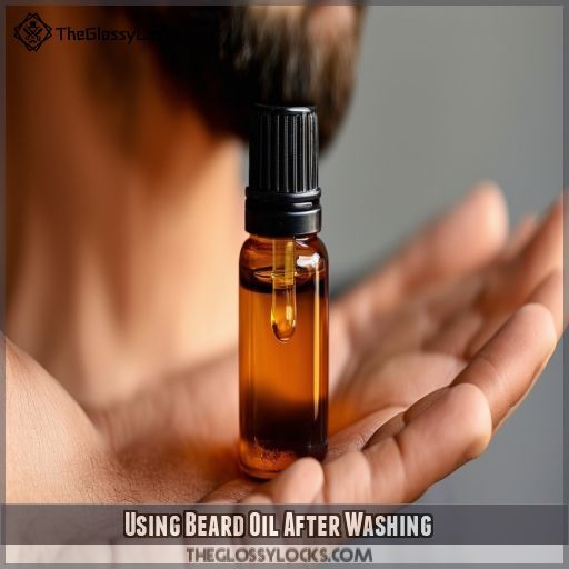 Using Beard Oil After Washing