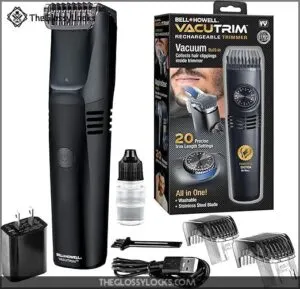 Vacutrim Cordless Mens Beard Trimmer,