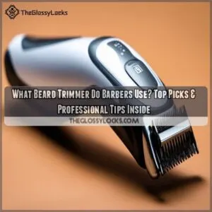 what beard trimmer do barbers use