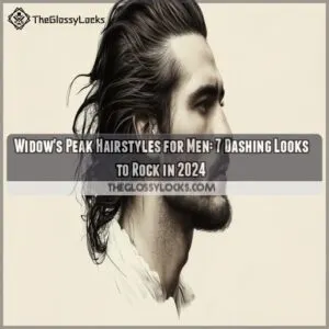 widow's peak hairstyles for men