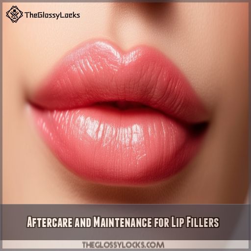 Aftercare and Maintenance for Lip Fillers