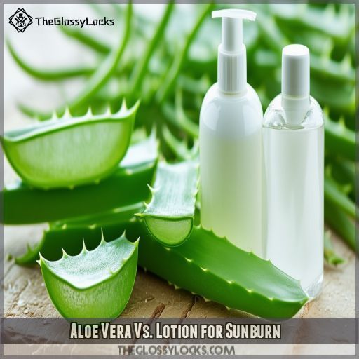 Aloe Vera Vs. Lotion for Sunburn