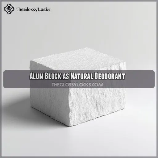 Alum Block as Natural Deodorant