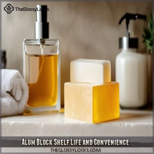 Alum Block Shelf Life and Convenience