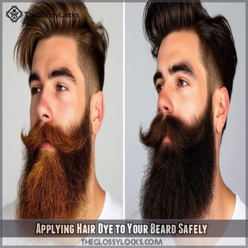Applying Hair Dye to Your Beard Safely