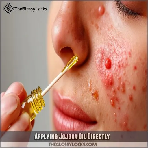 Applying Jojoba Oil Directly